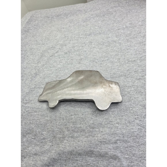 Other - Handmade Massive Metal Car Silhouette Belt Buckle Signed Thor One of a Kind Auto